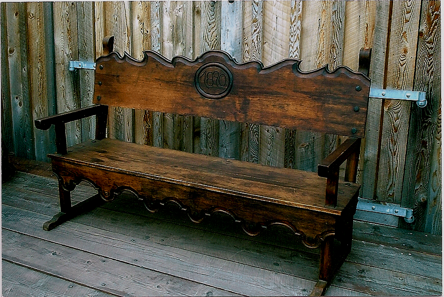 antique wood benches - group picture, image by tag - keywordpictures 